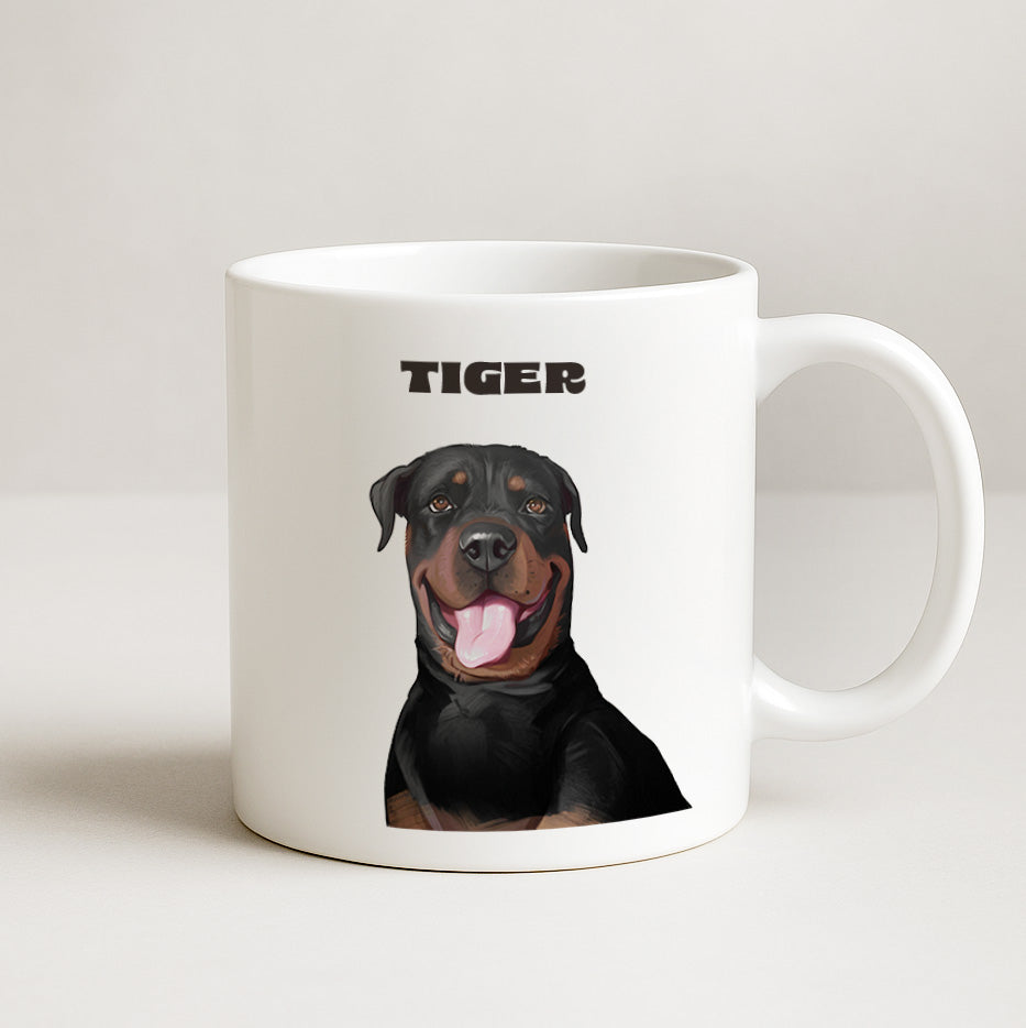 Custom Pet Portrait Mug